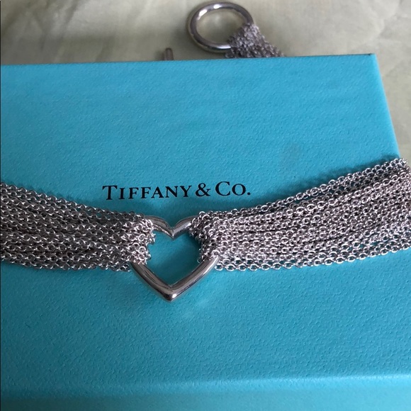 Tiffany & Co 925 10 Strand Neclace & Bracelet - Picture 2 of 6